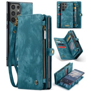 CaseMe Samsung Galaxy S25 Ultra Wallet Case with Wrist Strap