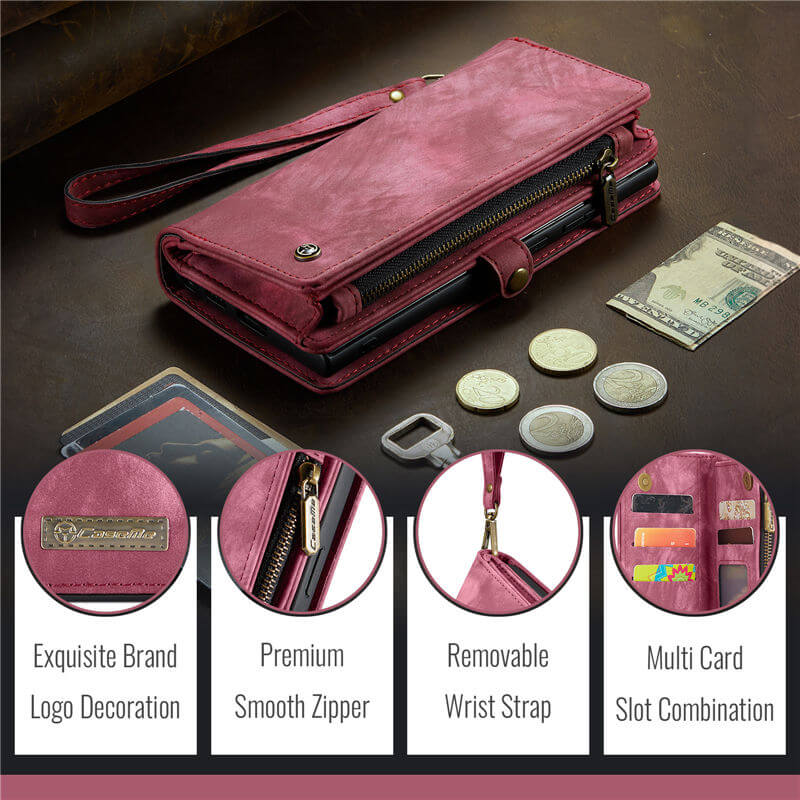 CaseMe Samsung Galaxy S25 Ultra Wallet Case with Wrist Strap - Image 10