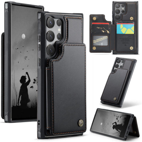 CaseMe Samsung Galaxy S25 Ultra RFID Blocking Card Holder Case