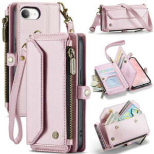 CaseMe iPhone 17e RFID Wallet Crossbody Case with Wireless Charging