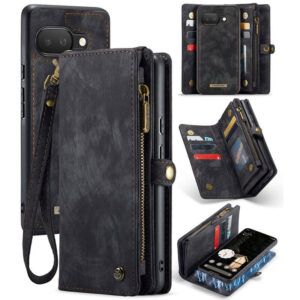 CaseMe Google Pixel 9A Wallet Magnetic Case with Wrist Strap