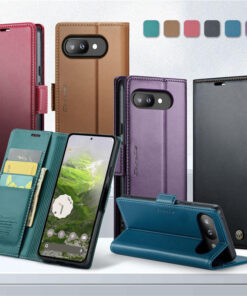 Alternative view of CaseMe Google Pixel 9A Wallet RFID Blocking Magnetic Buckle Case