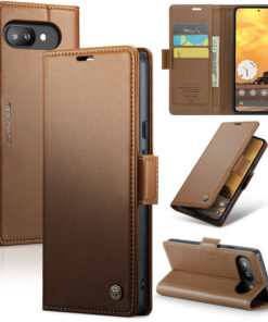 CaseMe Google Pixel 9A Wallet RFID Blocking Magnetic Buckle Case