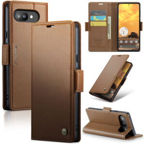 CaseMe Google Pixel 9A Wallet RFID Blocking Magnetic Buckle Case