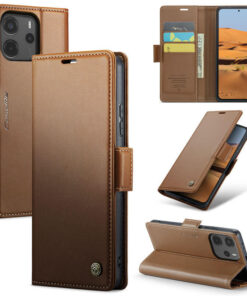 CaseMe Xiaomi Redmi Note 14 4G Wallet RFID Blocking Magnetic Buckle Case
