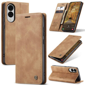 CaseMe Samsung Galaxy S25 Edge Wallet Suede Leather Case
