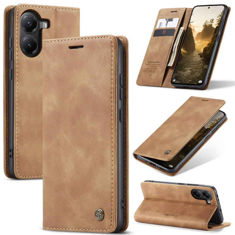 CaseMe Xiaomi Poco X7 Pro Wallet Suede Leather Case