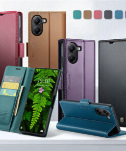 Alternative view of CaseMe Xiaomi Poco X7 Pro Wallet RFID Blocking Magnetic Buckle Case