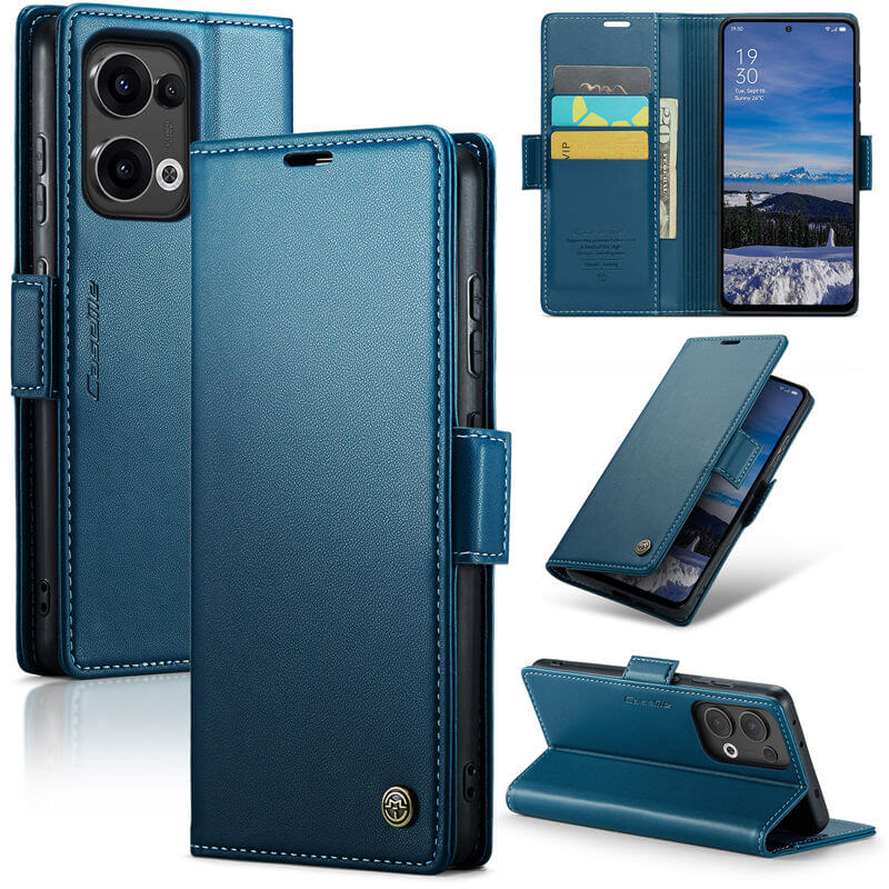 CaseMe OPPO Reno13 Wallet RFID Blocking Magnetic Buckle Case