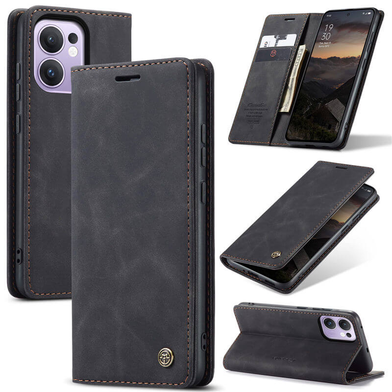 CaseMe OPPO Reno13 F 4G/5G Wallet Magnetic Suede Leather Case