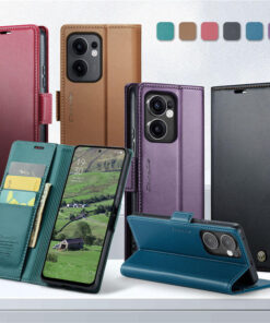 Alternative view of CaseMe OPPO Reno13 F 4G/5G Wallet RFID Blocking Magnetic Buckle Case