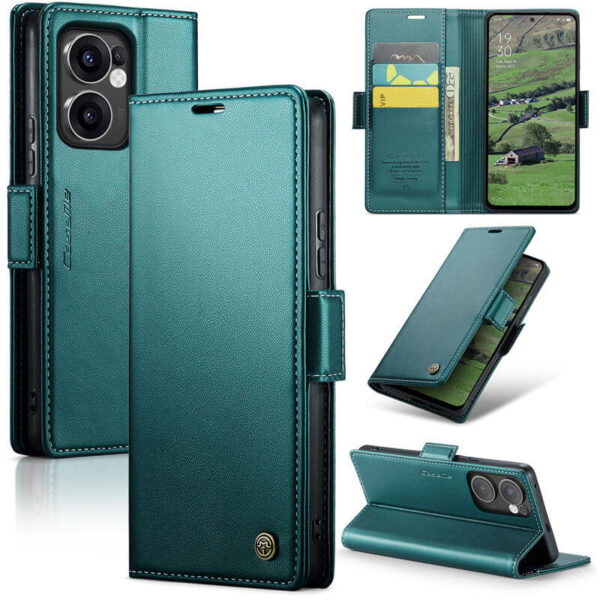 CaseMe OPPO Reno13 F 4G/5G Wallet RFID Blocking Magnetic Buckle Case