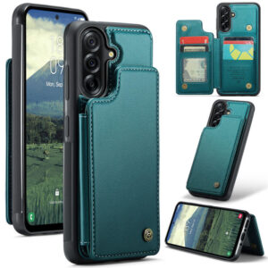CaseMe Samsung Galaxy A36 5G Wallet Case – RFID Blocking, 5 Card Holders, Kickstand Leather Cover