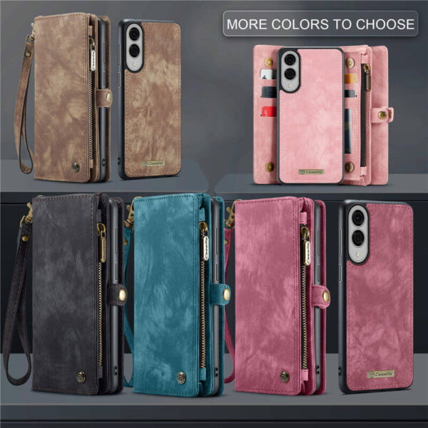 Alternative view of CaseMe Samsung Galaxy S25 Edge Wallet Case with Wrist Strap