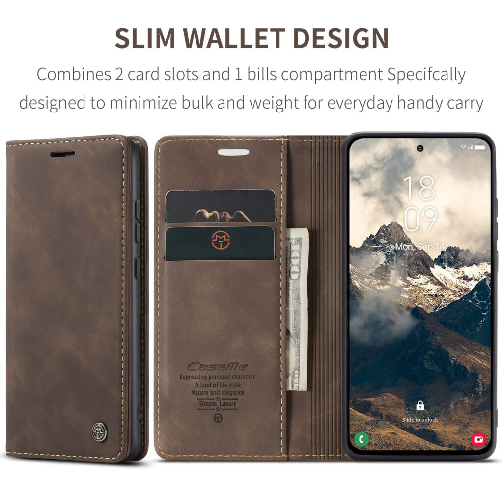 CASEME Samsung Galaxy S25 Edge Wallet Magnetic Case