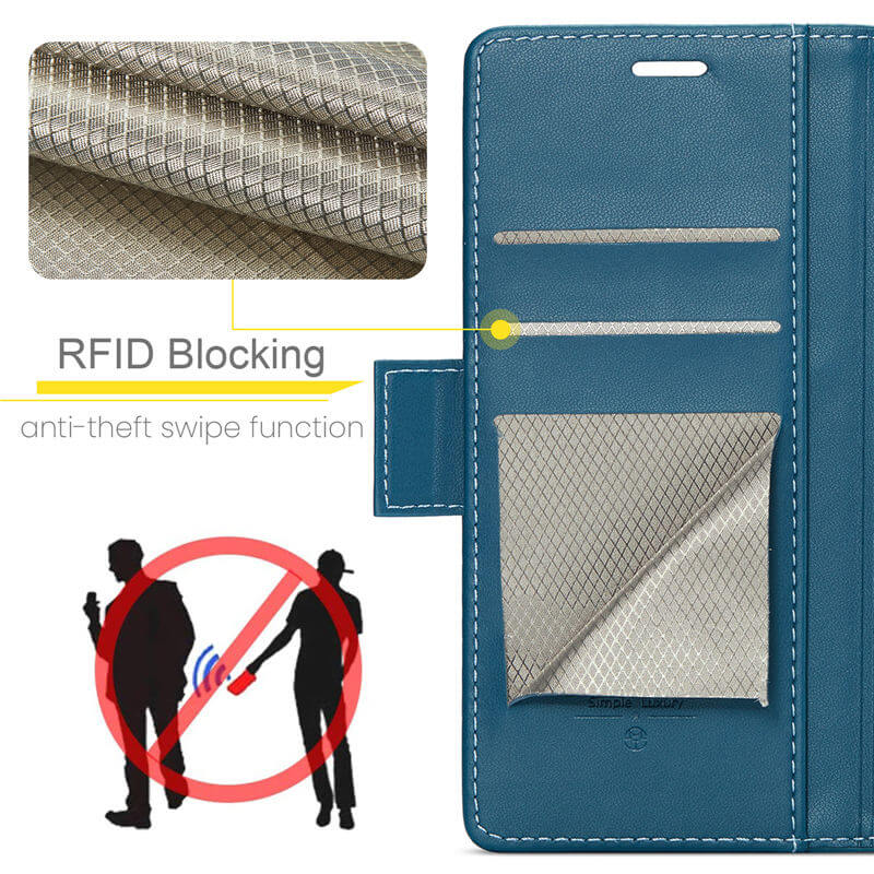 CaseMe Samsung Galaxy S25 Edge Wallet RFID-blocking Case
