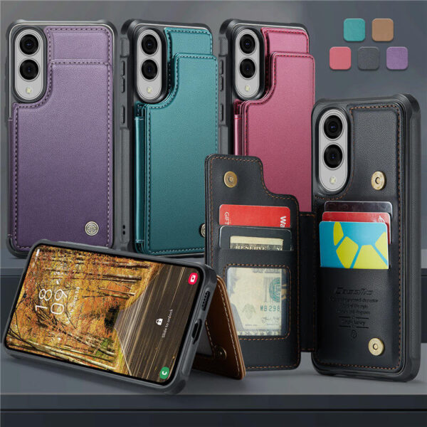 CaseMe Samsung Galaxy S25 Edge RFID Blocking Card Holder Case - Image 2