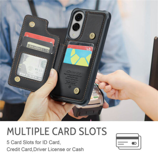 CaseMe Samsung Galaxy S25 Edge RFID Blocking Card Holder Case - Image 4