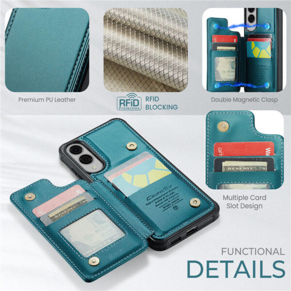 CaseMe Samsung Galaxy S25 Edge RFID Blocking Card Holder Case - Image 6