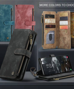 Alternative view of CaseMe Samsung Galaxy S25 Edge Wallet kickstand Case with Wrist Strap