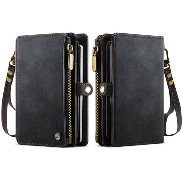 CaseMe RFID Blocking Passport Holder – Secure Travel Organizer with 11 Card Slots & Lanyard - Image 9