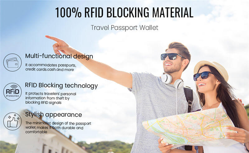 CaseMe RFID Blocking Passport Holder