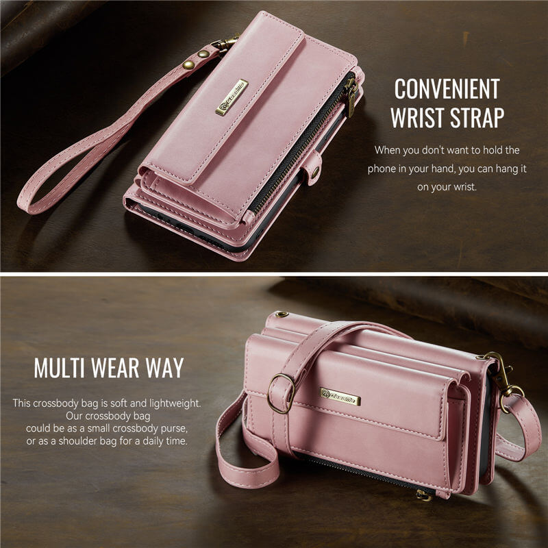 CaseMe Samsung Galaxy A13 RFID Wallet Case with Crossbody Strap - Image 12
