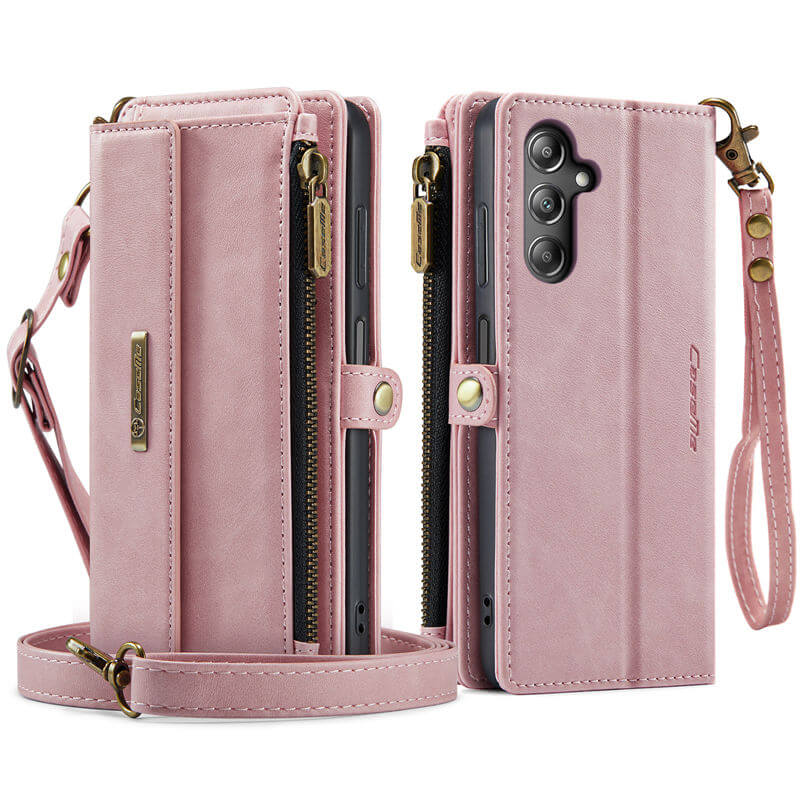 CaseMe Samsung Galaxy A14 RFID Wallet Case with Crossbody Strap - Image 3
