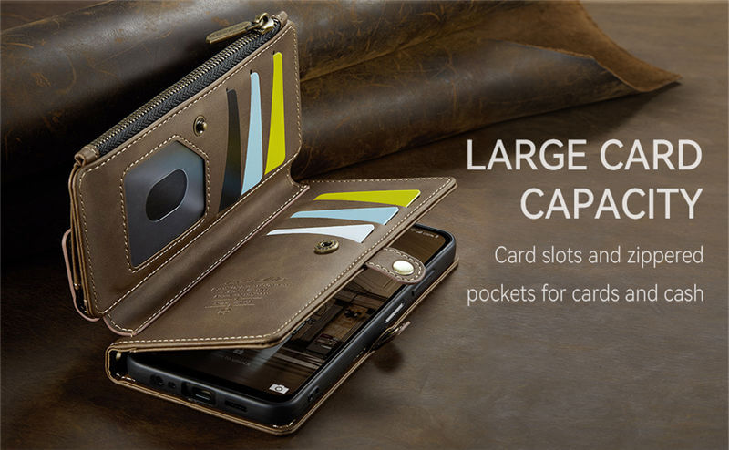 CaseMe Samsung Galaxy A15 RFID Wallet Case with Crossbody Strap