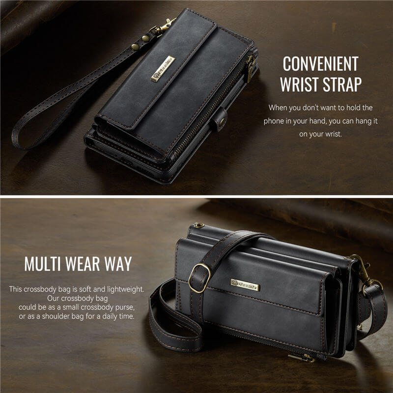 CaseMe Samsung Galaxy A16 5G RFID Wallet Case with Crossbody Strap - Image 12