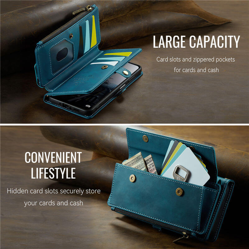 CaseMe Samsung Galaxy A16 5G RFID Wallet Case with Crossbody Strap - Image 13