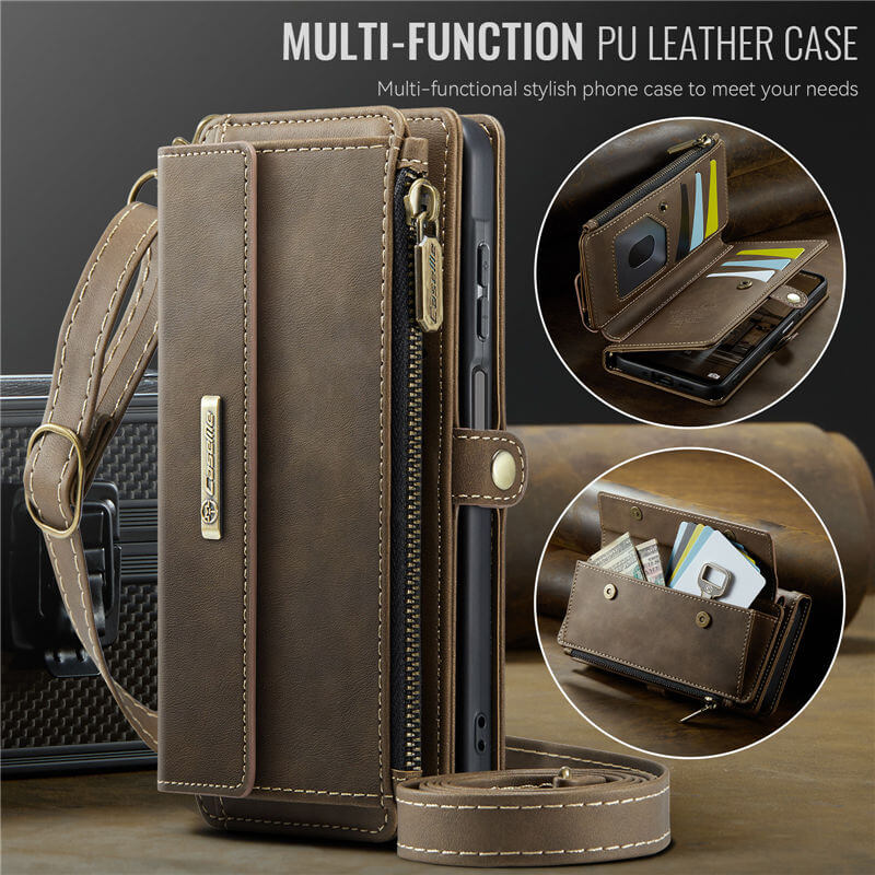 CaseMe Samsung Galaxy A16 5G RFID Wallet Case with Crossbody Strap - Image 14