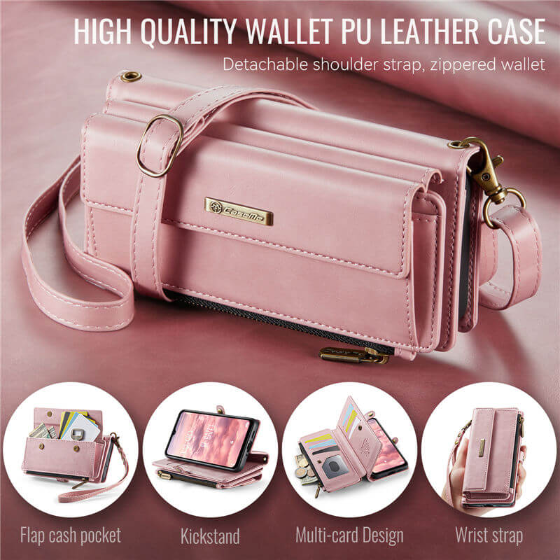 CaseMe Samsung Galaxy A16 5G RFID Wallet Case with Crossbody Strap - Image 10