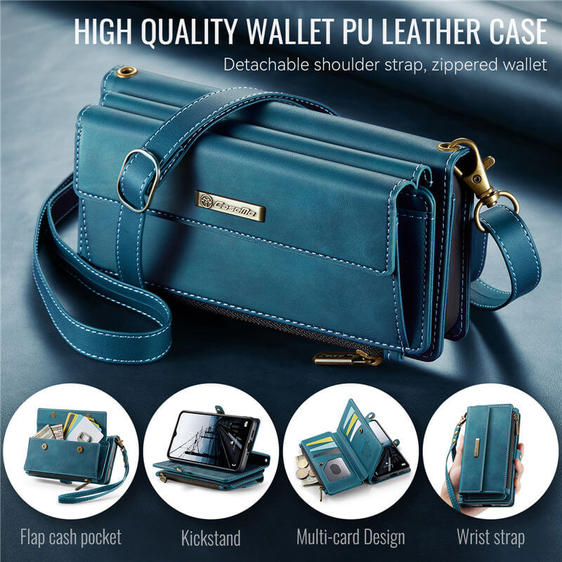 CaseMe Samsung Galaxy A53 5G RFID Wallet Case with Crossbody Strap - Image 10