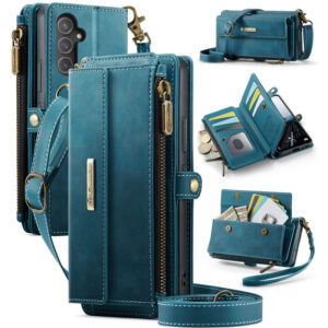 CaseMe Samsung Galaxy A54 RFID Wallet Case with Crossbody Strap
