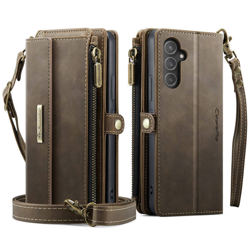 CaseMe Samsung Galaxy A54 RFID Wallet Case with Crossbody Strap - Image 3