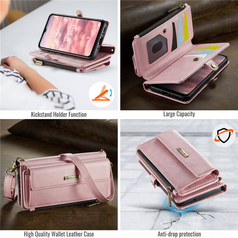 CaseMe Samsung Galaxy A54 RFID Wallet Case with Crossbody Strap - Image 9