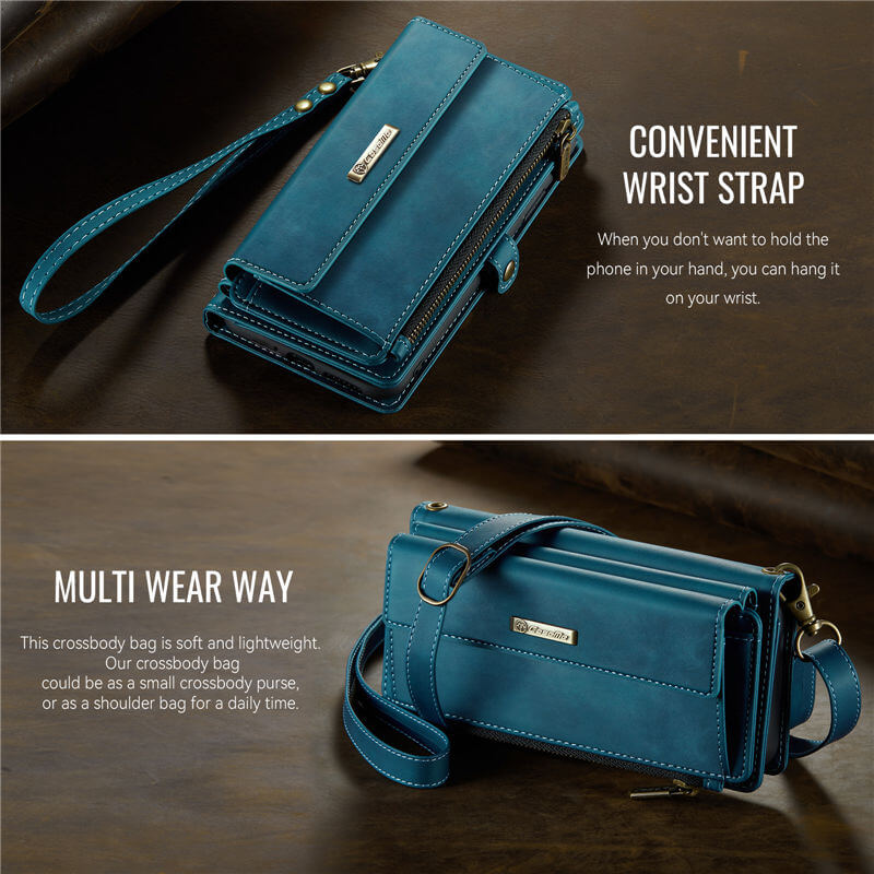 CaseMe Samsung Galaxy A56 5G RFID Wallet Case with Crossbody Strap - Image 12