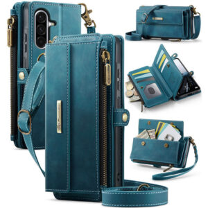 CaseMe Samsung Galaxy A56 5G RFID Wallet Case with Crossbody Strap