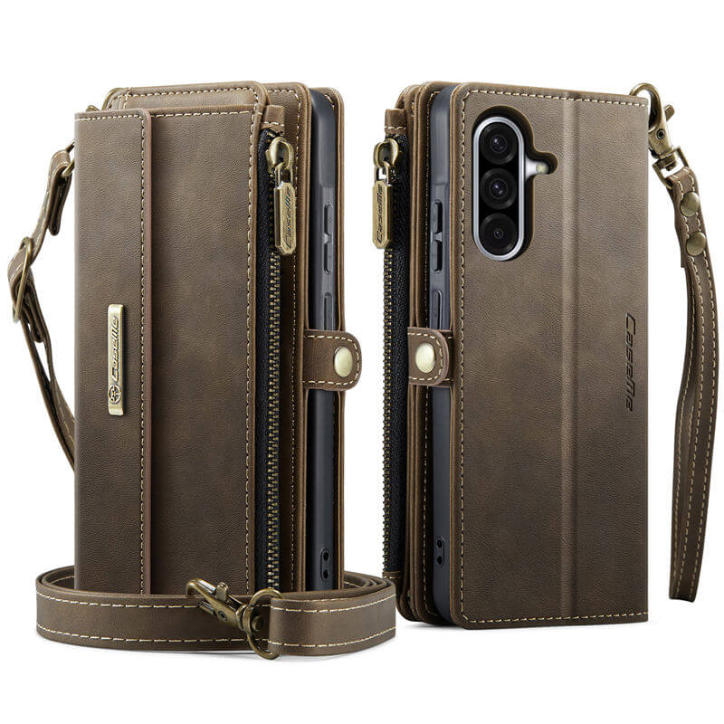 CaseMe Samsung Galaxy A56 5G RFID Wallet Case with Crossbody Strap - Image 3