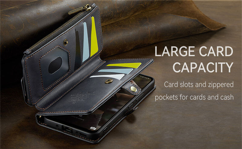 CaseMe Samsung Galaxy A56 5G RFID Wallet Case with Crossbody Strap