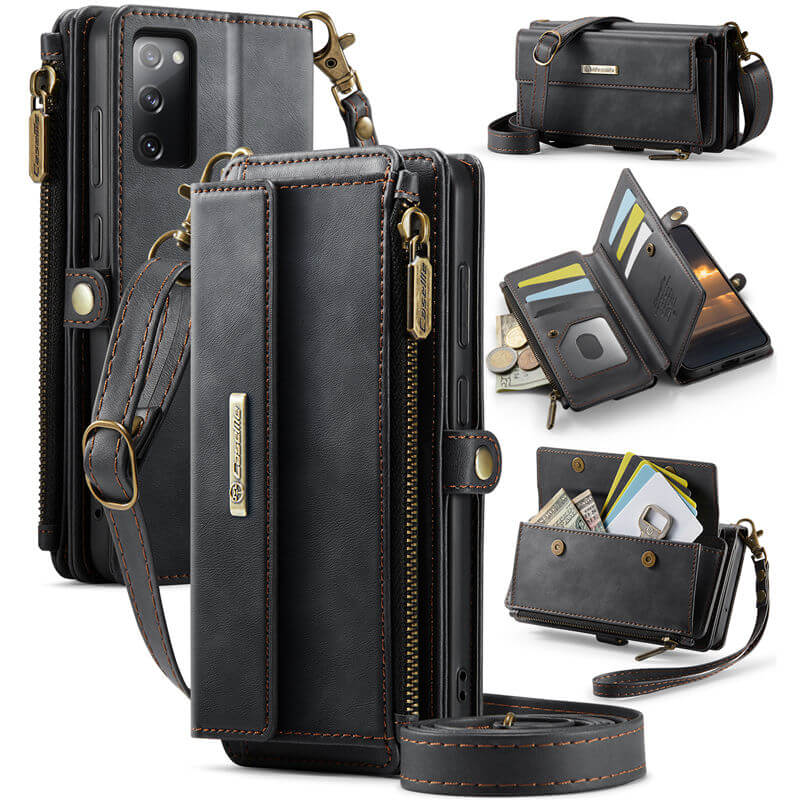 CaseMe Samsung Galaxy S20 FE RFID Wallet Case – Crossbody & Wireless