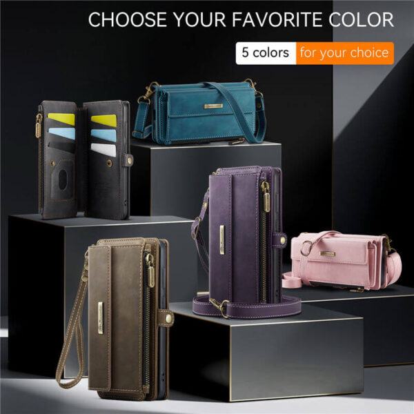 CaseMe Samsung Galaxy S20 Plus RFID Wallet Case – Crossbody & Wireless - Image 2