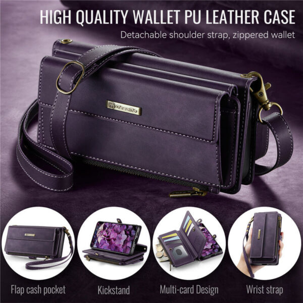 CaseMe Samsung Galaxy S20 Plus RFID Wallet Case – Crossbody & Wireless - Image 10