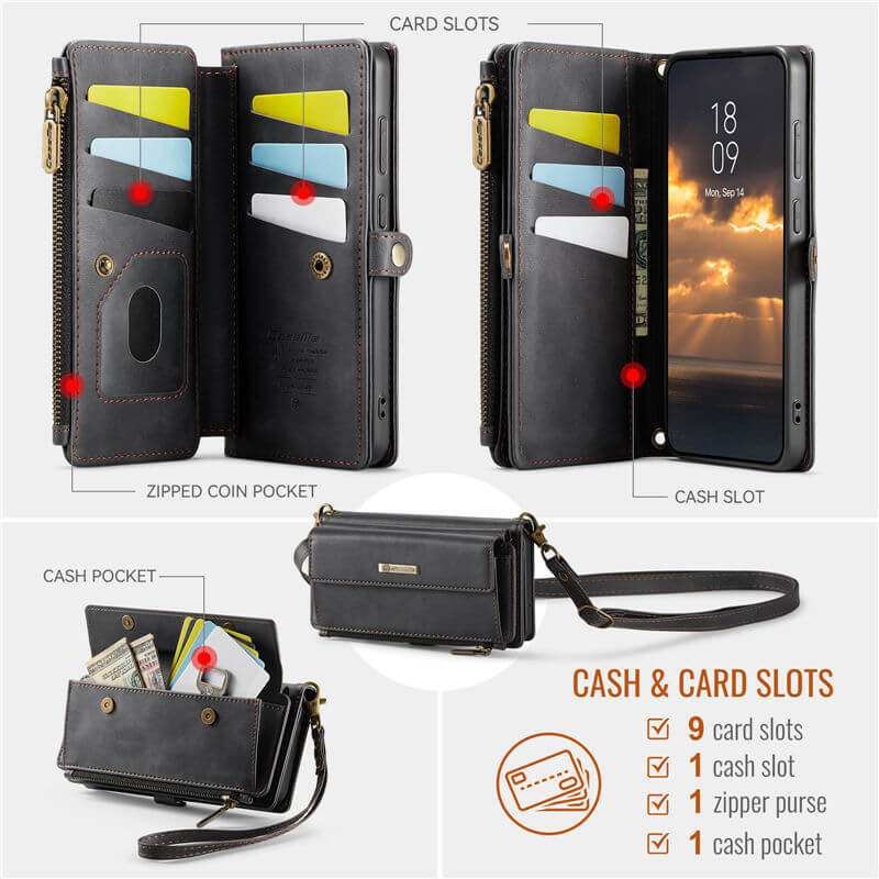 CaseMe Samsung Galaxy S20 Ultra RFID Wallet Case – Crossbody & Wireless - Image 5
