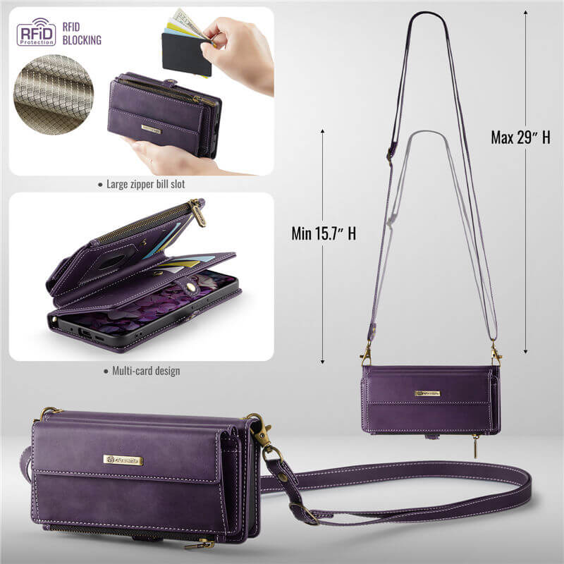 CaseMe Samsung Galaxy S20 Ultra RFID Wallet Case – Crossbody & Wireless - Image 4