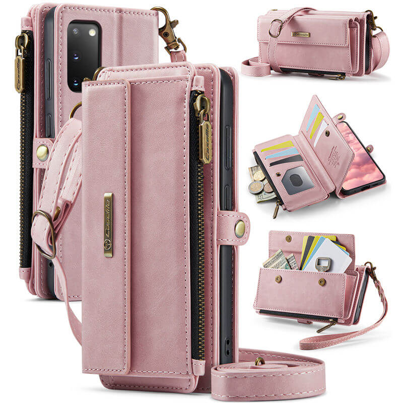 CaseMe Samsung Galaxy S20 RFID Wallet Case – Crossbody & Wireless