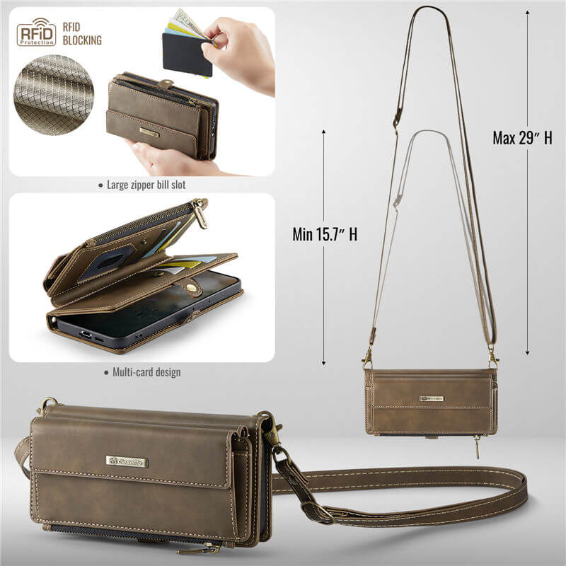 CaseMe Samsung Galaxy S21 FE RFID Wallet Case – Crossbody & Wireless - Image 4