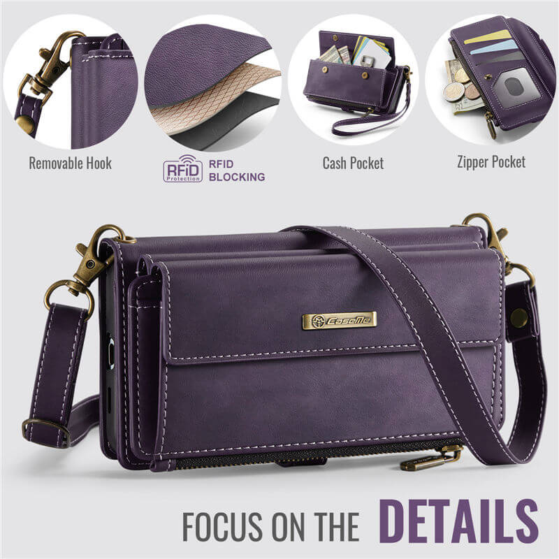 CaseMe Samsung Galaxy S21 FE RFID Wallet Case – Crossbody & Wireless - Image 11