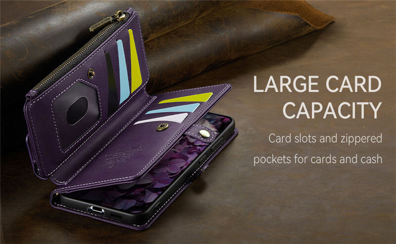 CaseMe Samsung Galaxy S21 FE RFID Wallet Case – Crossbody & Wireless